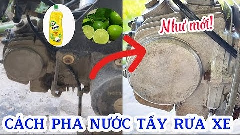 Cách pha nước tẩy rửa xe sạch tại nhà/Sáng Tạo Việt