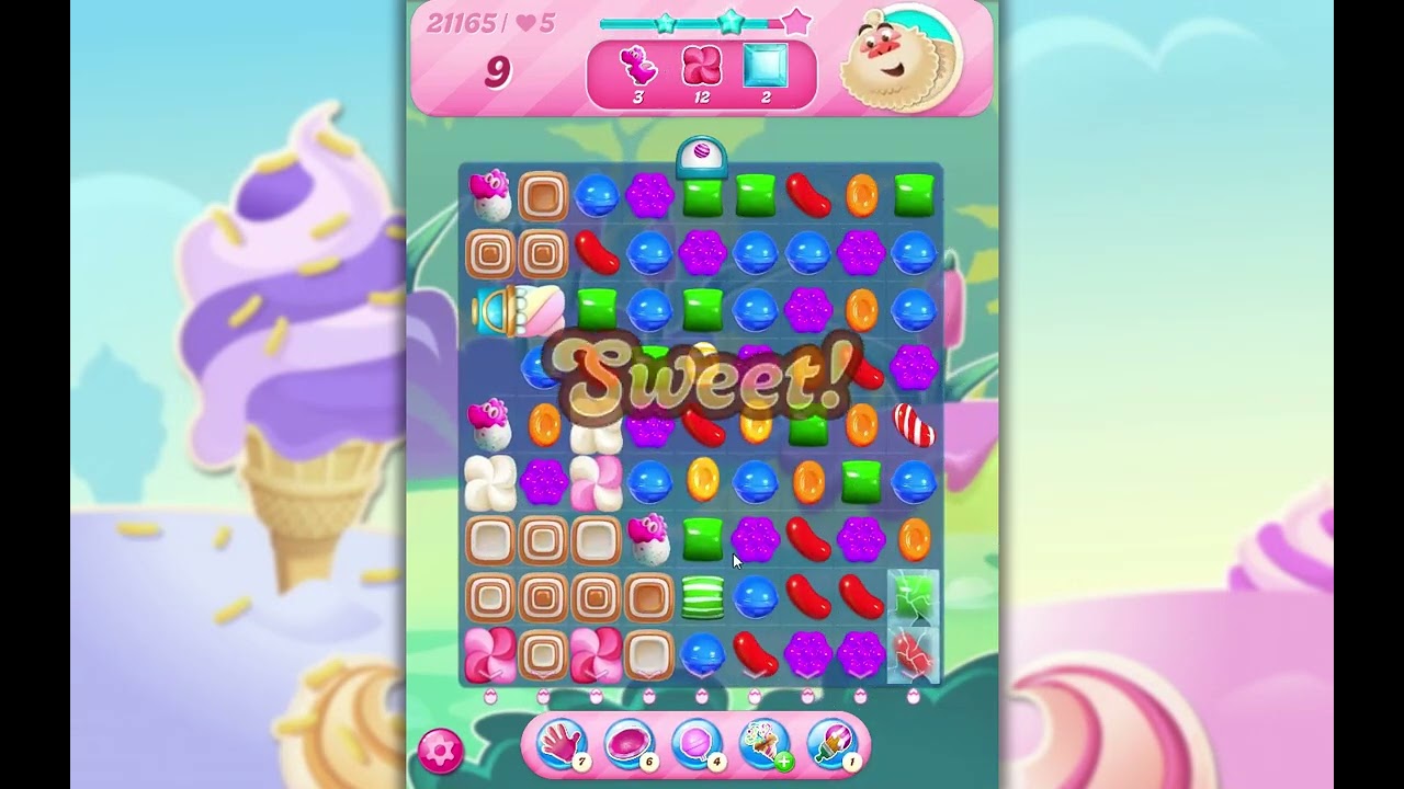 ♡ ʚ Candy ɞ ♡  Candy Crush Saga Level 21165 - YouTube