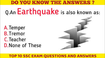Top 10 SSC Exam Questions and Answers on Physical Geography | Competitive Exams | SSC | Mitabhra GK