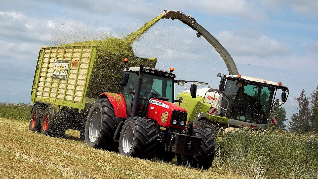 GPS Silage 2023 : J-Reiff | Big Massey Ferguson | GPS Häckseln | Claas Jaguar | beautiful scenery 4K