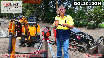 Earthmovers Digital Dial A Grade Laser by RedBack Lasers DGL1010GM