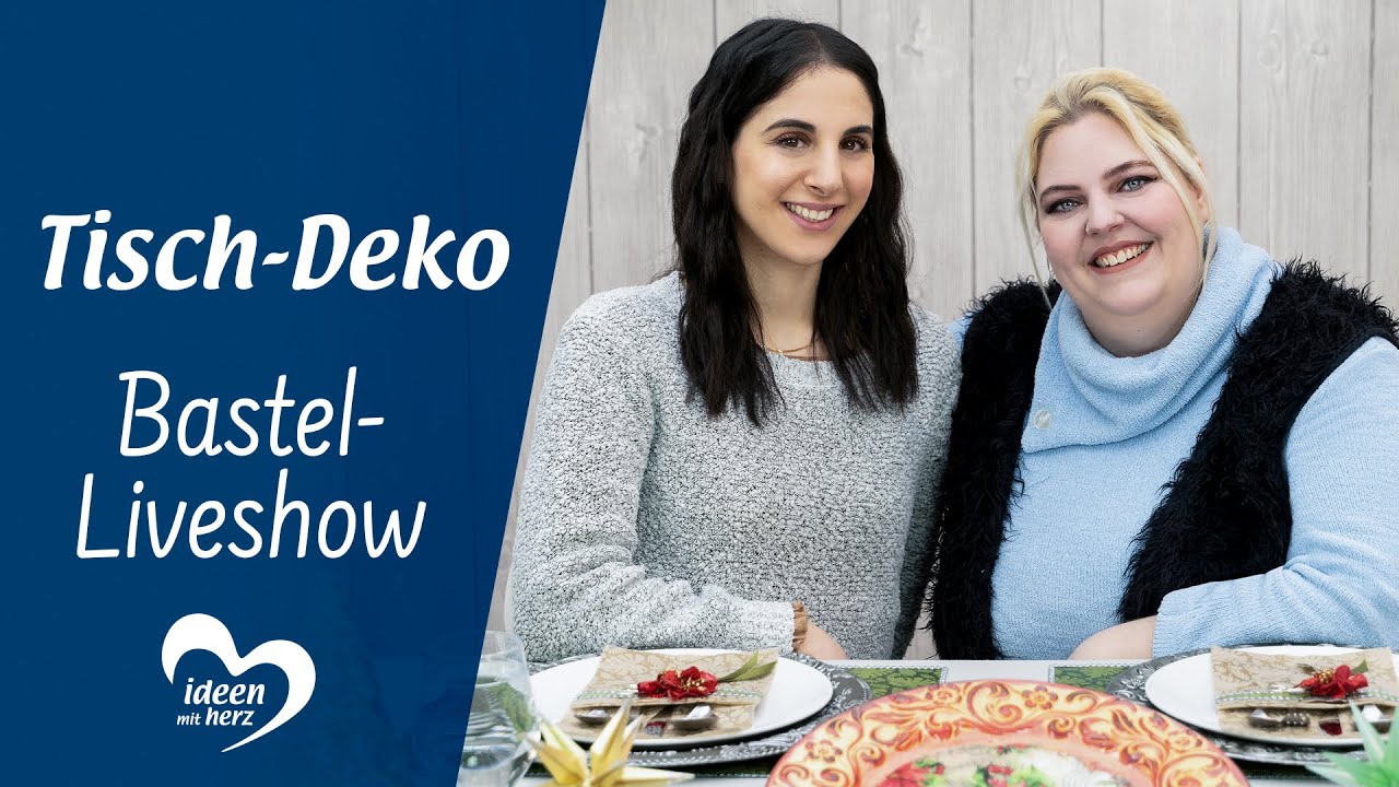 Tisch-Deko - Bastel-Liveshow vom 07.12.2020