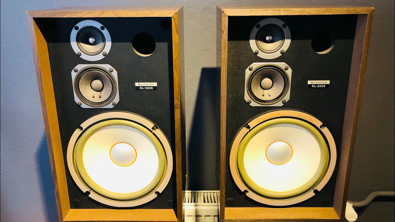 KENWOOD KL-333-S 3 WAY SPEAKERS - YouTube