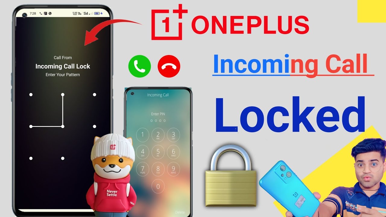 Oneplus 1 Incoming Call New Call Settings 🫣 incoming Call display screen lock🔒OnePlus Nord CE 2 ...