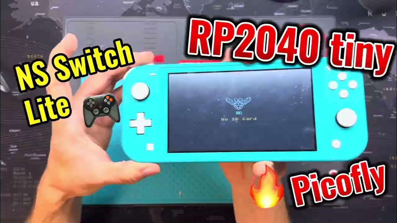 How To Install Homebrew On Switch Lite Nintendo Switch Lite RP2040 tiny Mod Umbau hwfly picofly cfw homebrew