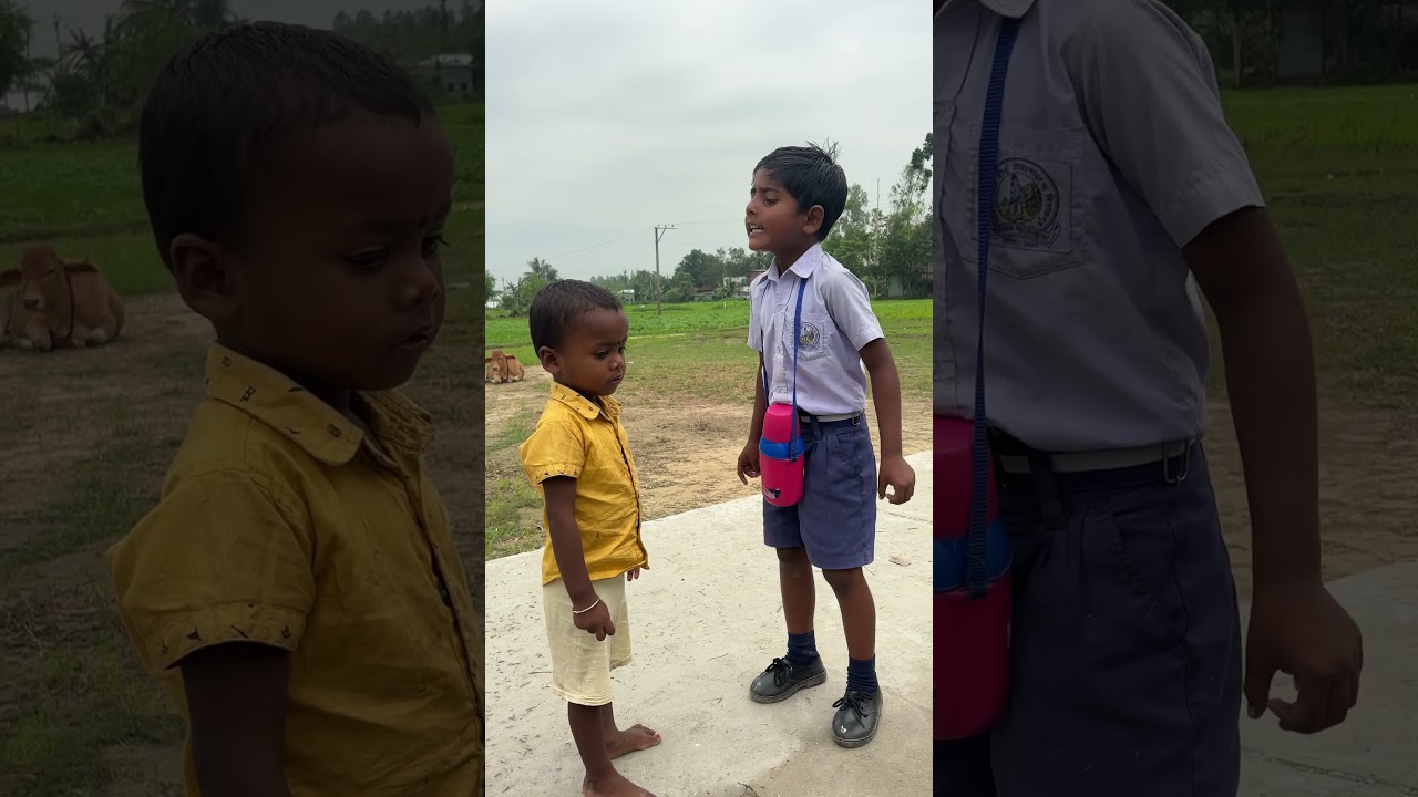 দেখো কিভাবে দৌড়ে এসে টিফিন বাটিটা জলের মধ্যে ফেলে দিল #viralshorts