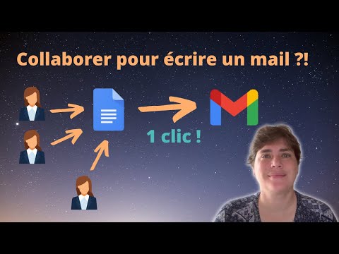 Ecrire un e-mail à plusieurs (brouillon d'email de Google Docs)