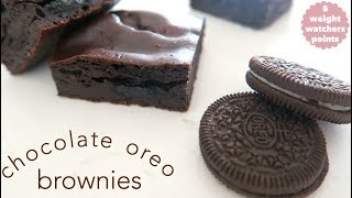 These weight watchers chocolate oreo brownies recipe only have 5
points for one brownie! they make an amazing treat, aren't too sweet &
won't steal all your ...