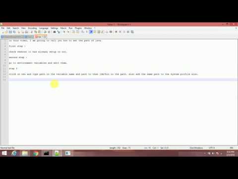 How_To_Set_the Path_of Java