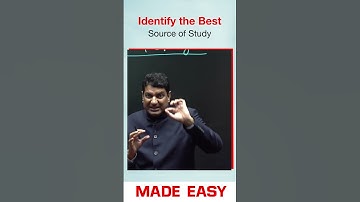 Identify the Best source of Study | Motivational Talk | By B. Singh Sir (Ex. IES) , CMD, MADE EASY