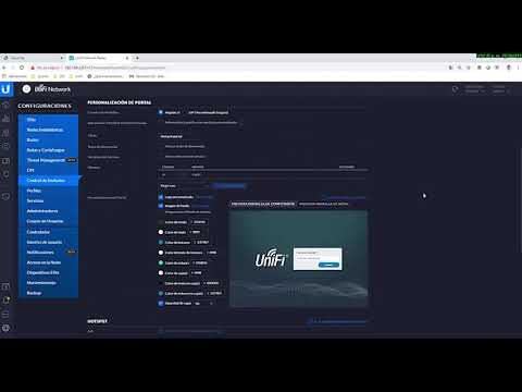 Configuración básica de Portal Cautivo en la plataforma UniFi Controller