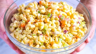 Perfect Creamy Macaroni Pasta Salad Recipe screenshot 4