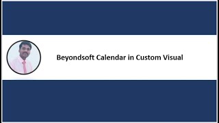 Power BI | Beyondsoft Calendar in Custom Visual