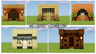 Best Of Door Designs Minecraft Free Watch Download Todaypk