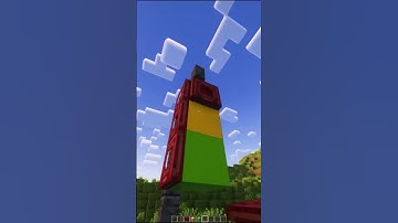 Stop & Go: Minecraft Traffic Light Tutorial🚦🚥 #minecraft #shorts #minecrafthindi #minecraftbuilding