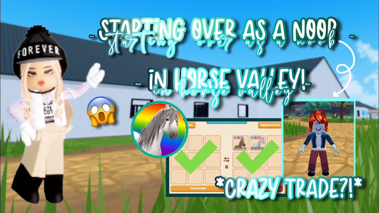 🐴 НАЧИНАЮ СНОВА БЫТЬ НУБОМ В ЛОШАДИНОЙ ДОЛИНЕ! 😱 *безумная торговля* || 