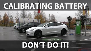 Calibrating battery in Model 3 part 2