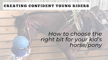 How to choose the right bit for your kid’s horse or pony