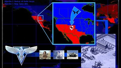 Red Alert 2 Allied Campaign Mission 2 (Eagle Dawn) 1080P Walkthrough No Commentary