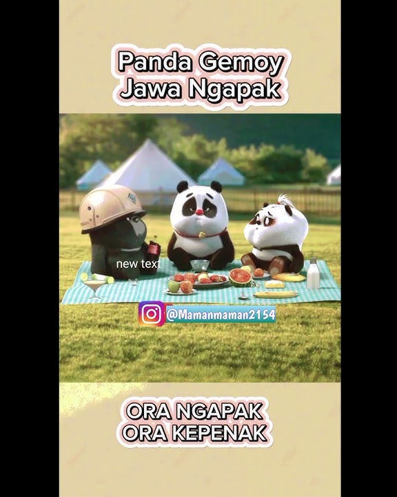 DUBBING PANDA GEMOY BAHASA JAWA#SHORT