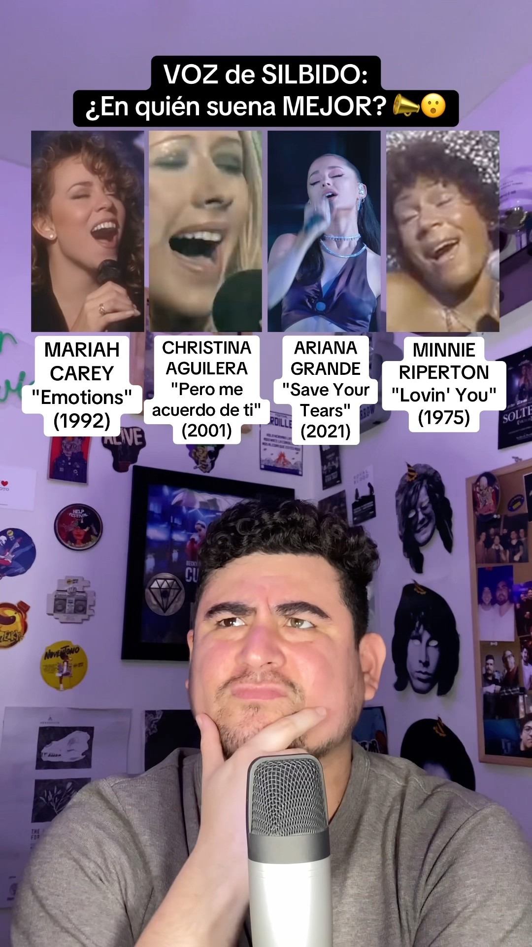 VOZ DE SILBIDO: ¿En quién suena MEJOR? ?? MARIAH CAREY vs CHRISTINA AGUILERA vs ARIANA GRANDE