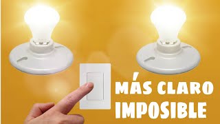 Cómo encender dos focos con un solo interruptor