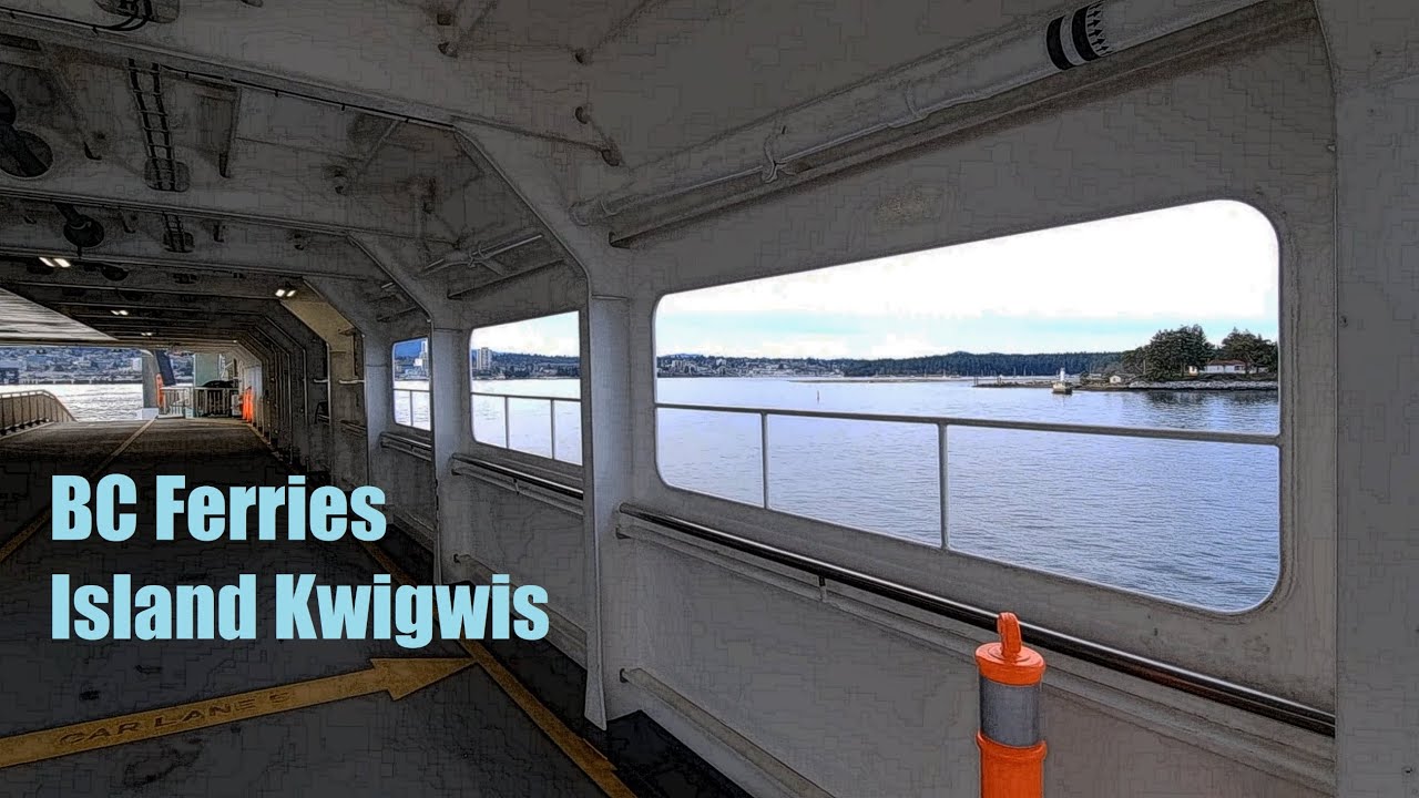 BC Ferries Trip from Gabriola Island on Island Kwigwis Ship