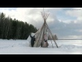 Григорий Соколов. Постройка tepee.