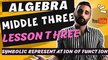 middle 3 |symbolic representation of function - polynomial function | lesson 3 -algebra