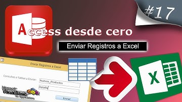 Enviar Registros a Excel | Access desde cero #17