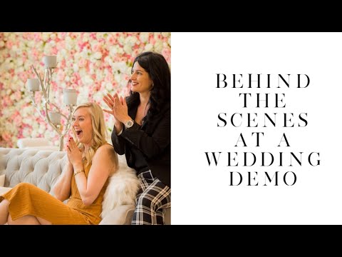 What happens at a Wedding Demo? Las Vegas Wedding Planner Andrea Eppolito shows you!