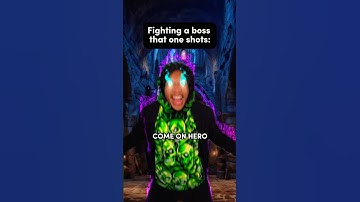 How it is EVERYTIME you Fight a Boss that One Shots in a Game 😭 #shorts