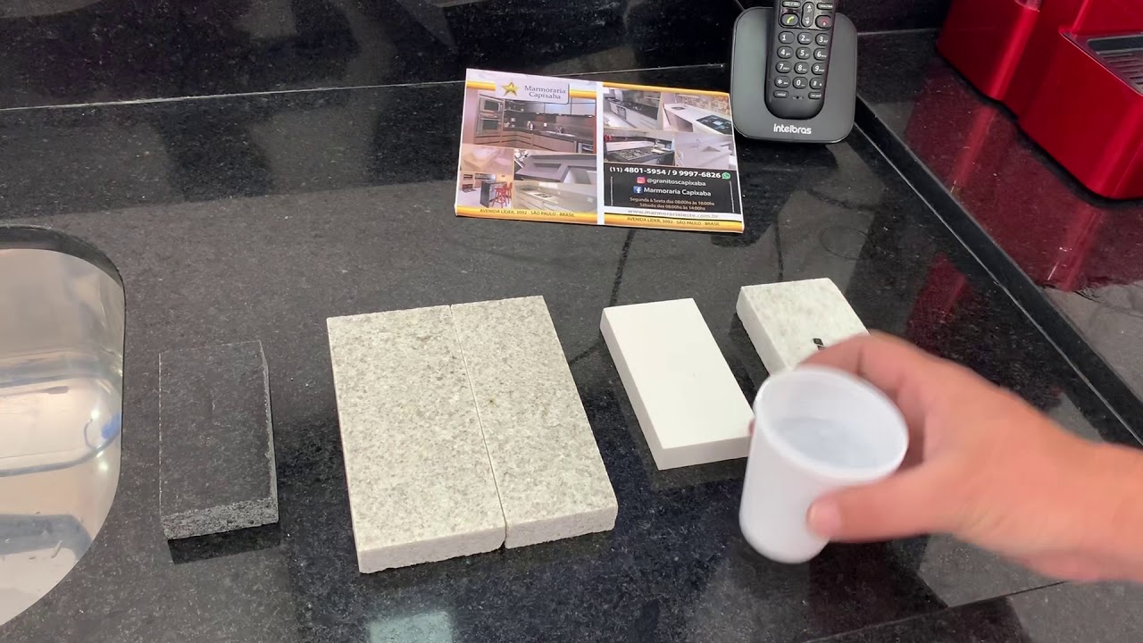 Granito branco Itaúnas mancha??tire suas próprias conclusões!