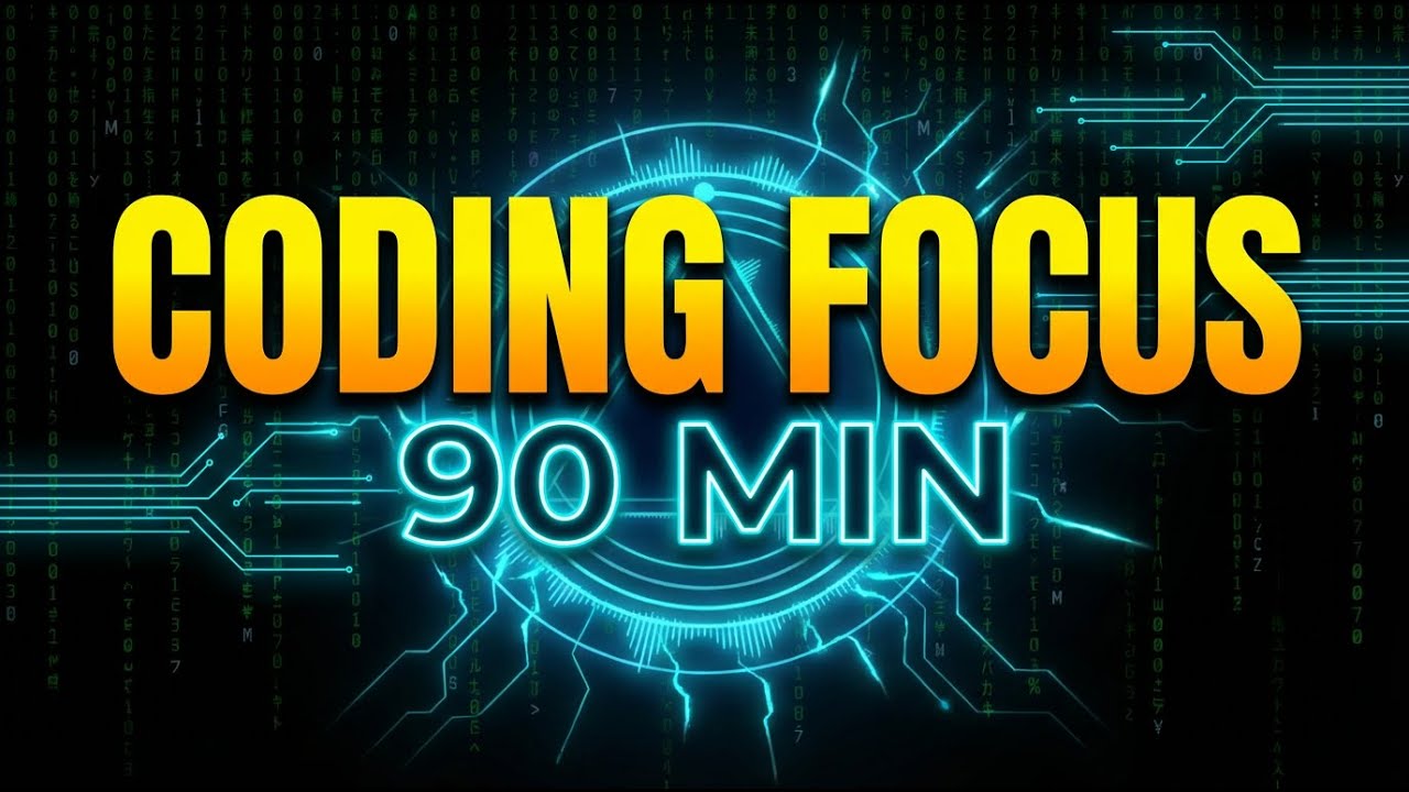 Deep House Focus – 90min Coding Music for Concentration & Deep Work