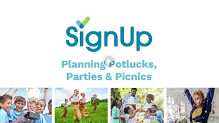 Easiest Way to Organize Potlucks, Parties & Picnics | Free with SignUp