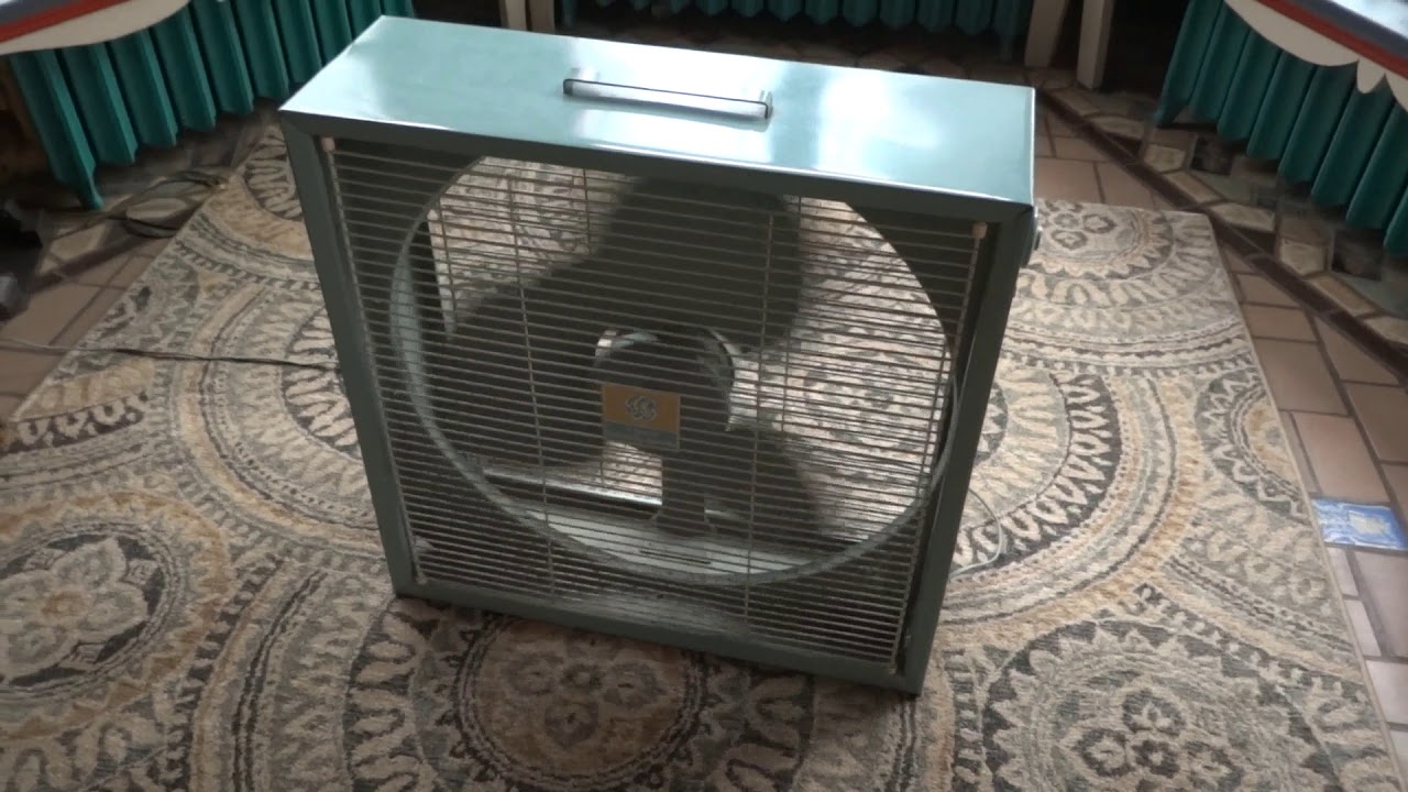 Vintage GE F15W13 Box Fan YouTube