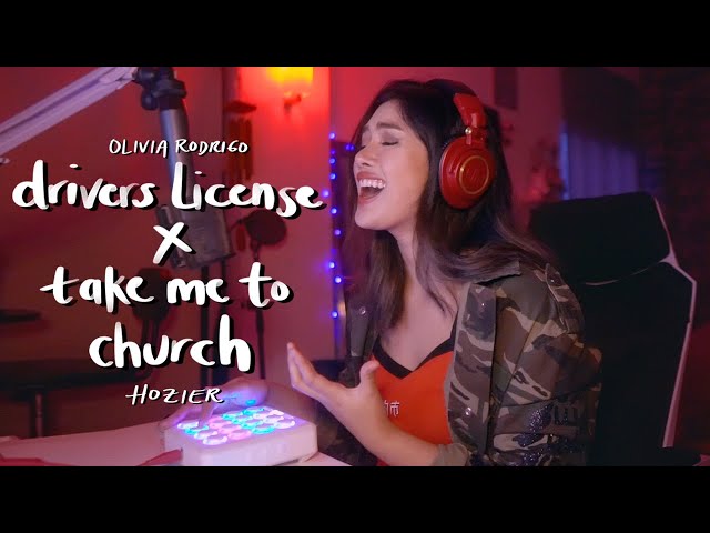 drivers license x take me to church (Olivia Rodrigo x Hozier - Mashup Remix Cover by Lesha) class=