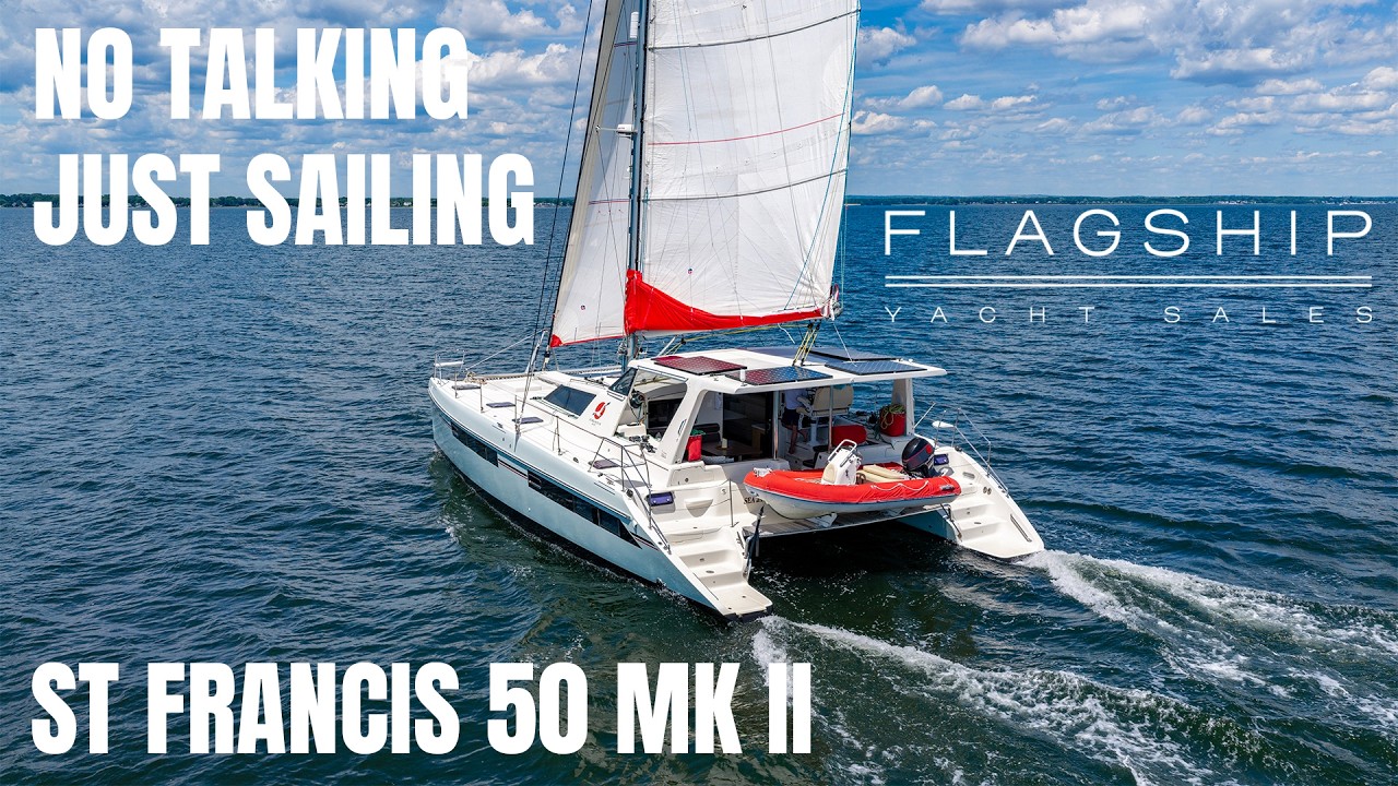 ⁣St. Francis 50 mk2 - Two Minutes of Sailing Bliss
