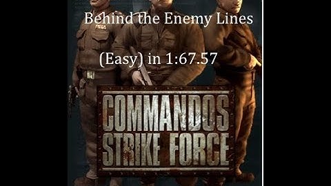Commandos: Strike Force Speedrun Behind the enemy lines (Easy) in 1:16.57