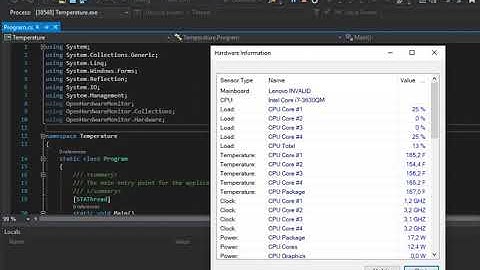 Computer Hardware Information using C# - Visual Studio