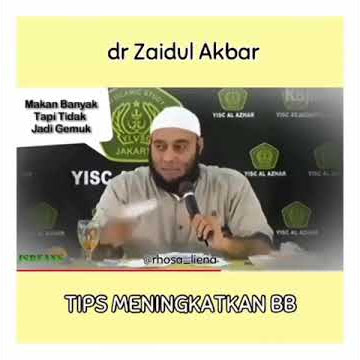 MAKAN BANYAK TAPI ENGGAK GEMUK. - DR. ZAIDUL AKBAR
