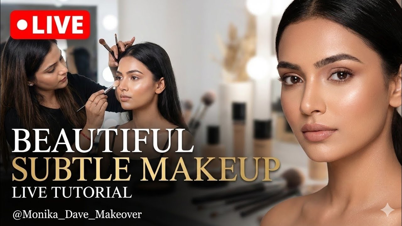 🌸💄 Subtle Makeup Live Demo | Soft & Elegant Look by 