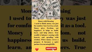 Money with Meaning #englishteacher #speakingeveryday #speaking #vocabulary #english #listen #learn