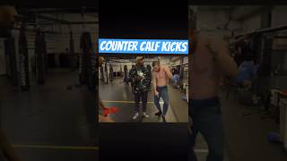 Striking 101 W/ Professor Justin Gaethje @justin_gaethje : How to counter calf kicks