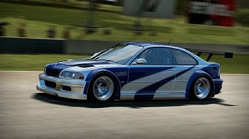 NFS Shift 2 Unleashed [HD] - BMW M3 GTR E46 Most Wanted Edition on Road America
