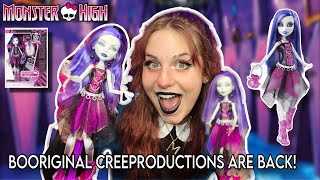 She has POLY... Monster High Boo-riginal Creeproduction Spectra Vondergiest Doll Review & Unboxing