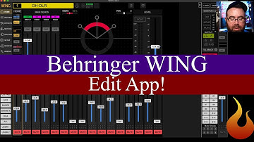 Behringer WING Edit App + Example Snapshot (Scene) - #AscensionTechTuesday - EP154