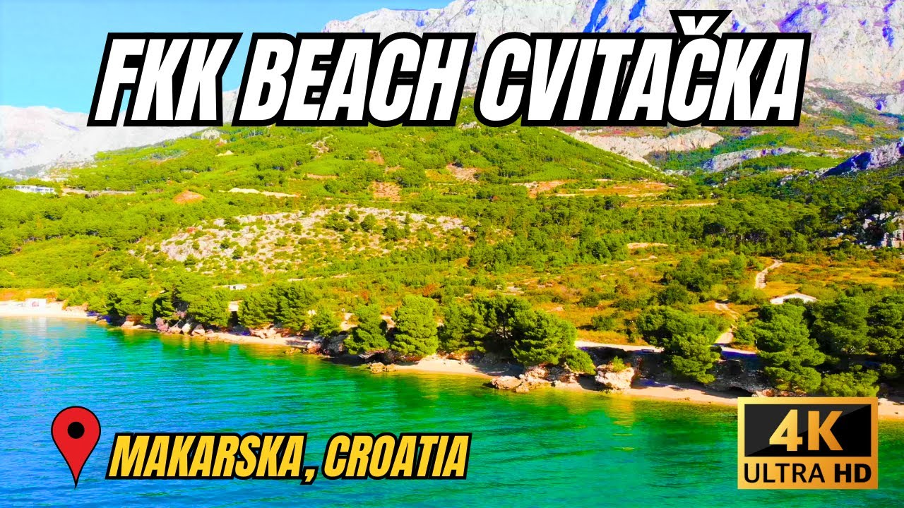 Fkk Beach CvitaČka Makarska Croatia 4k Youtube