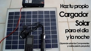 Haz un cargador solar de emergencias sin controlador