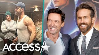 Ryan Reynolds Fuels Hugh Jackman Feud w/ Workout Post